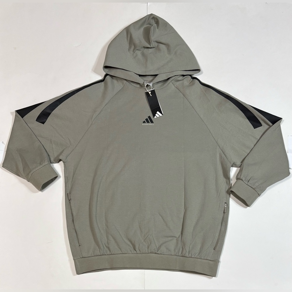 adidas Basketball Spacer Hoodie pullover sweatshirt JC7840 men’s size XL NWT NEW